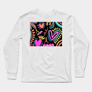 Chalk Art Long Sleeve T-Shirt